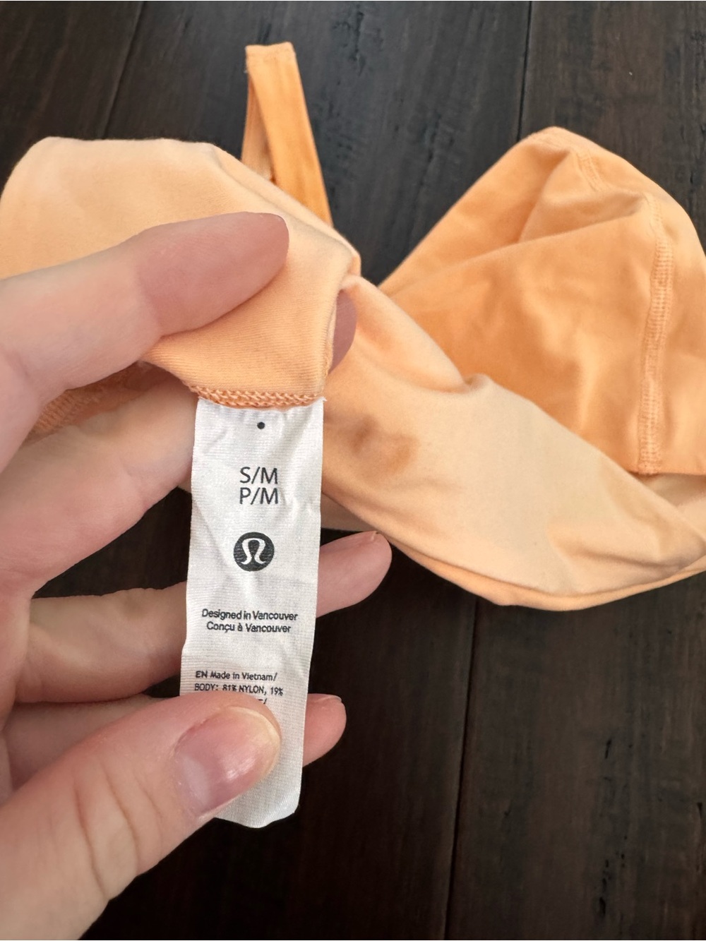 Orange Lululemon Cropped Tank - Picture 6 of 6